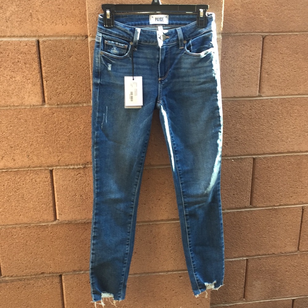 NWT Paige verdugo ankle 24 destructed